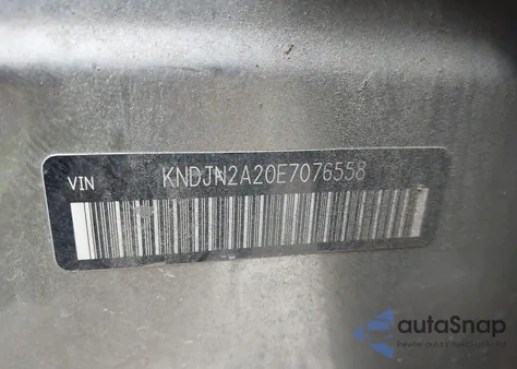 2014 Kia Soul z USA, uszkodzony, nr VIN KNDJN2A20E7076558